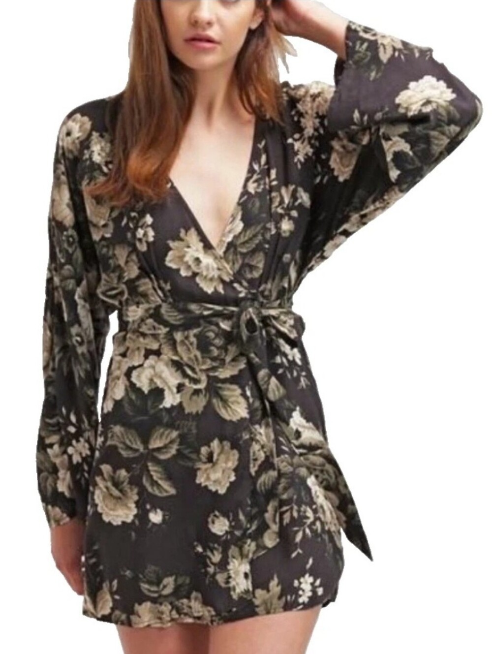 Denim & Supply Ralph Lauren Floral Faux Wrap‎ Dress
